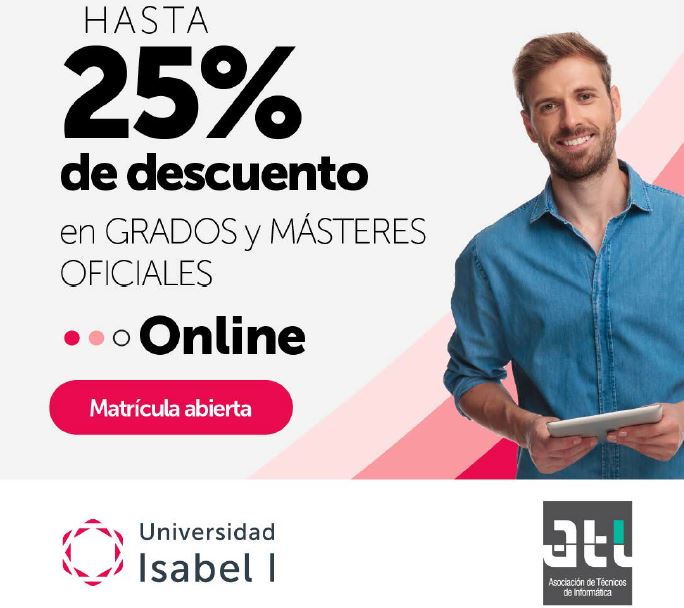 25% de descuento en grados y másters oficiales