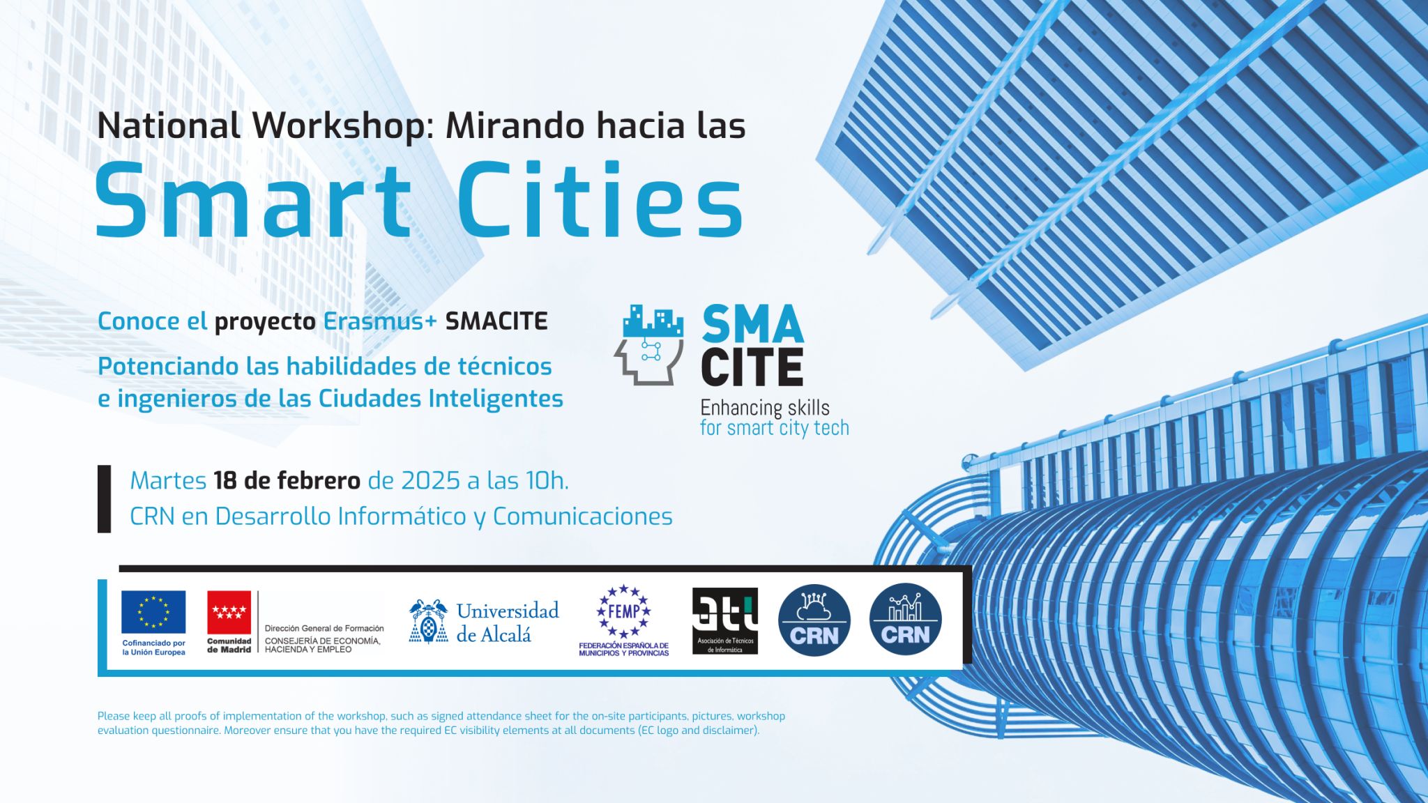 18/02/25  National Workshop: Mirando hacia las SmartCities